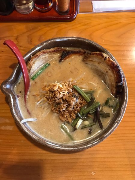 「味噌漬け炙りチャーシュー麺」@麺場 千代商店 清水店の写真