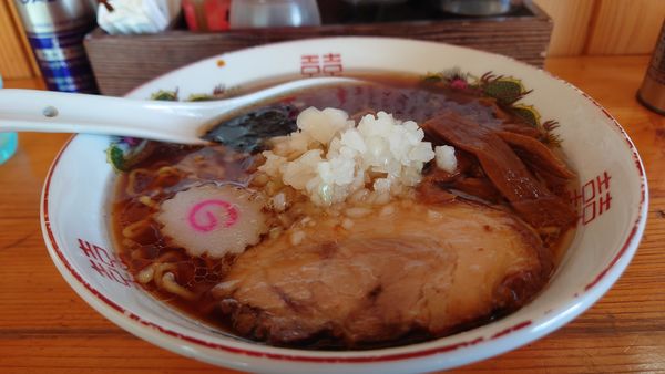「らーめん　麺カタメ　¥550」@らーめん おゆうの写真