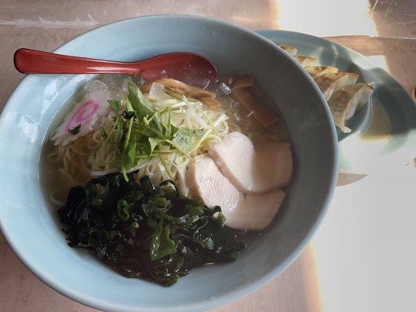 「期間限定 えびす流 鯛だし冷麺・餃子」@えびすラーメン 伊勢崎17号店の写真
