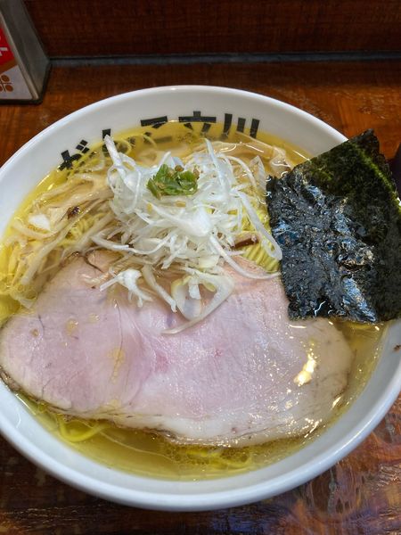 「塩ラーメン」@元祖一条流がんこラーメン たま館分店の写真