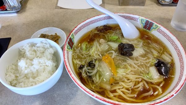 「サンマーメン+半ライス」@古久家 湘南台店の写真