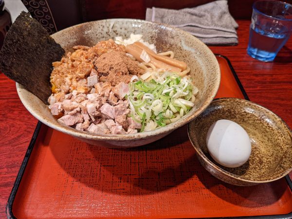 「まぜそば」@食処 渓の写真