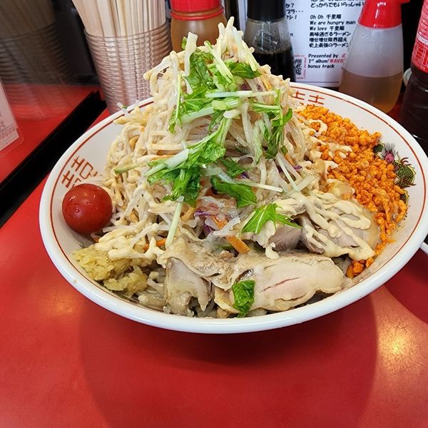 「冷やし中華  追加豚×2」@千里眼の写真