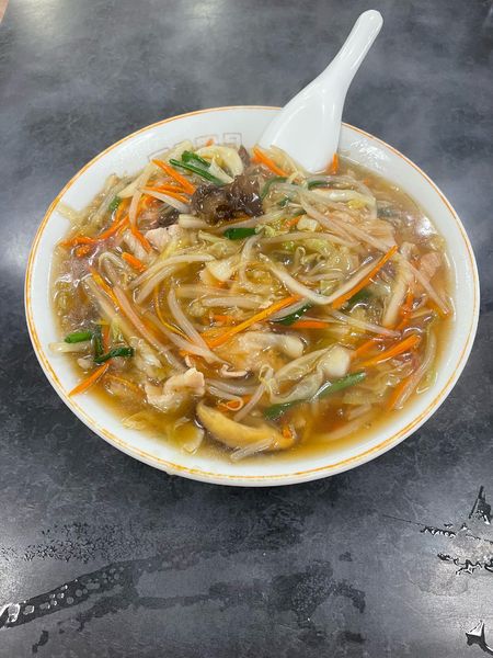 「タンメンあんかけ　680円」@中華そば 福本屋の写真