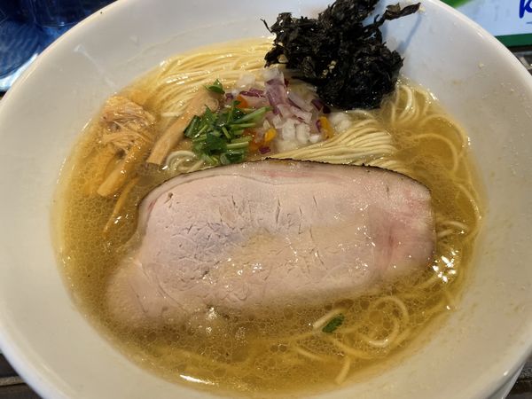 「貝だしジンジャー汐そば」@noodles kitchen GUNNERS 新丸子店の写真