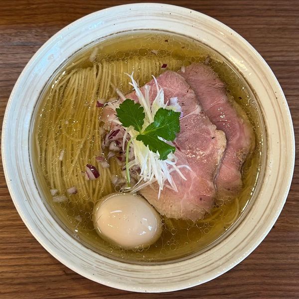 「特製白中華そば」@中華そば 心の写真