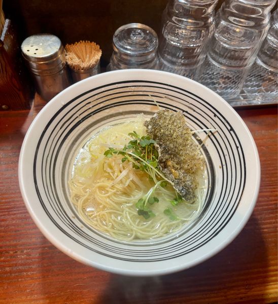 「鯛塩らーめん（650円）」@鶏塩 堂の浦 栄町店の写真