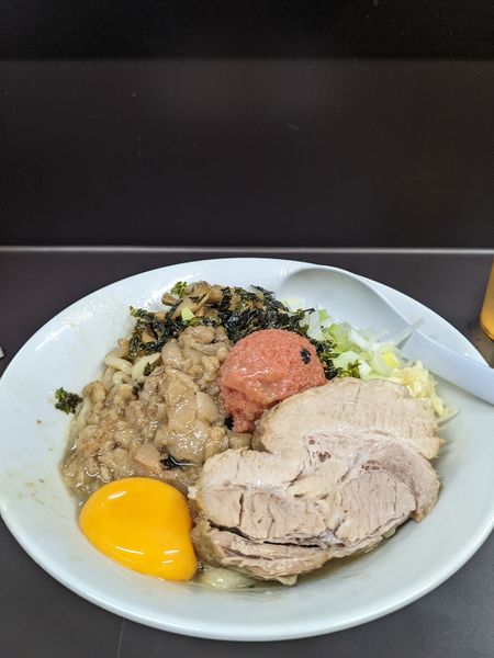 「まぜそば（明太子）」@ラーメン一心の写真