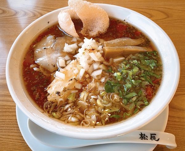 「チリトマトラーメン（850円）」@麺や 松辰の写真