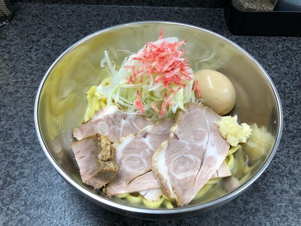 「海老塩汁なし」@らーめん 汁なし 兄貴んちの写真