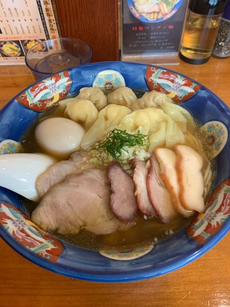 「特製チャーシューワンタン麺(特製煮玉子)重ね味」@支那そば 幸雲の写真
