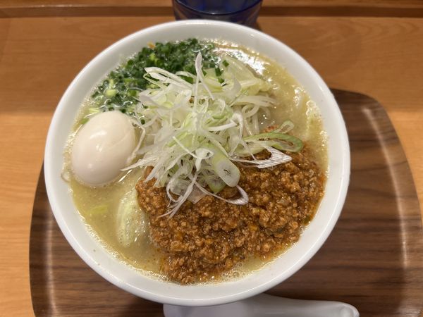 「創業祭限定メニュー味玉野菜カレーらーめん(細麺)1050円」@家族のらーめん食堂 はないち 春日町店の写真