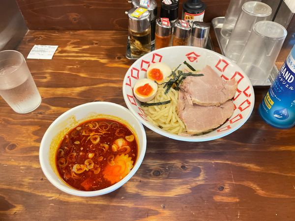 「特製辛煮干しつけ麺(並,辛味変更)」@煮干しらーめん 六代目 玉五郎 本町店の写真