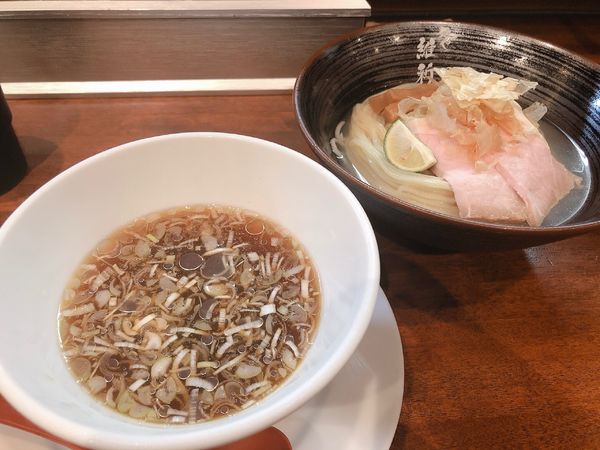 「【限定】鮭節出汁の冷やしつけ麺」@麺や維新の写真