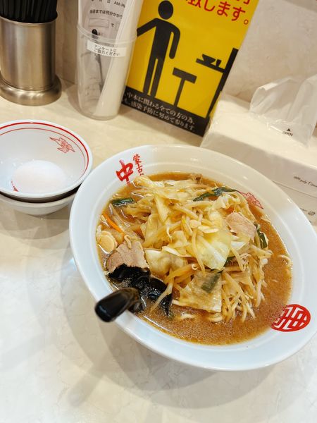 「味噌タンメンジャンボ」@蒙古タンメン中本 秦野店の写真
