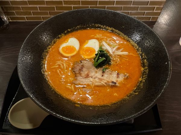 「トマトカレーらぁ麺」@なんだっ亭の写真