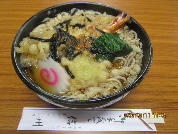 「天ぷら蕎麦 800円」@信州の写真