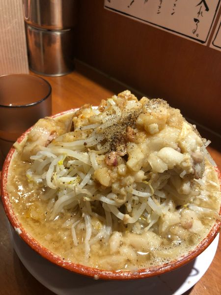 「ラーメン　全マシ」@らーめん バリ男 豊洲店の写真
