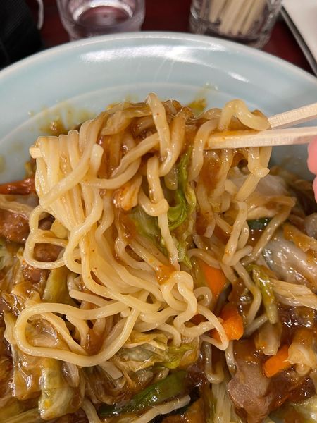 「スタミナラーメン冷やし　3.5玉」@スタミナラーメン 松喜吉の写真