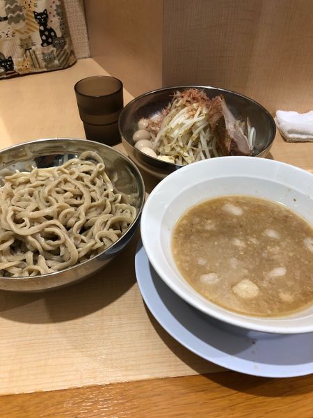 「シークワーサー塩つけ麺」@自家製極太麺 ラーメンジャパンの写真