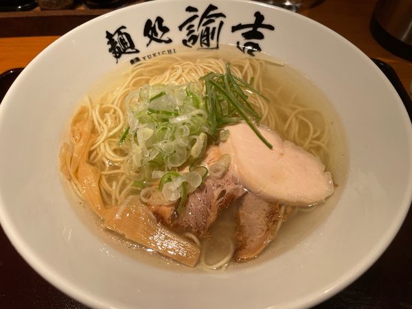 「貝出汁鶏そば850円」@麺処 諭吉 ひたちなか店の写真