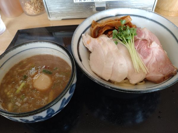 「特製鶏魚介のつけ麺」@つけ麺 いな月の写真