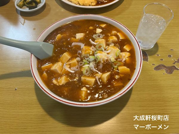 「マーボーメン」@大成軒 桜町店の写真