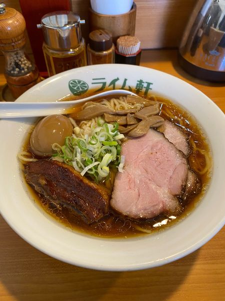 「醤油ラーメン」@らー麺 つけ麺 ライム軒の写真