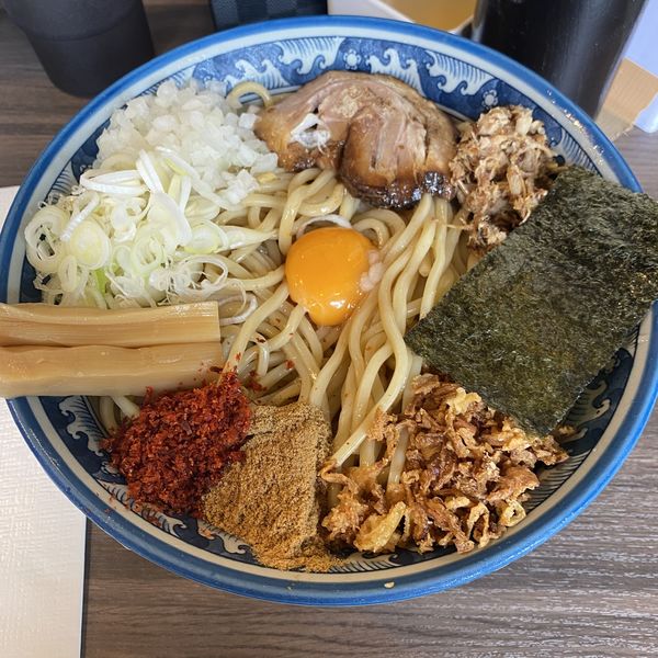 「冷やしませそば　特盛　¥1,050」@狼煙 〜NOROSHI〜の写真