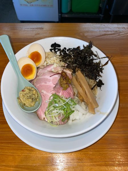 「ししとうの冷やしまぜそばもりもりハラペーニョ(期間限定)」@ニボチャチャ！！ラーメン あらき軒の写真