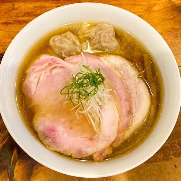 「特製煮干しそば ¥1,320 麺大盛 ¥150」@中華そば しば田の写真