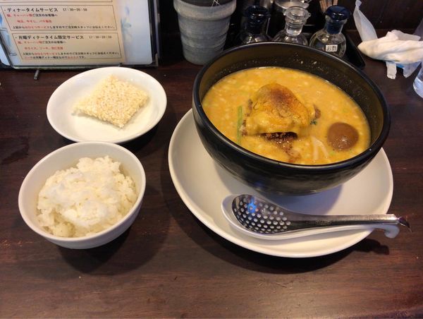 「焼きチーズカレー坦々麺」@ユタの店の写真