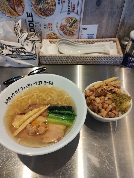 「潮らぁ麺　850円」@Tokyo Bay Fisherman's noodleの写真