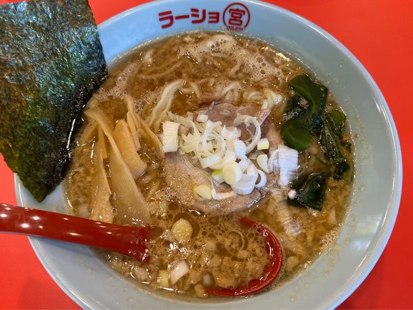 「ラーメン 味噌」@ラーショマルミヤ 世田谷松原店の写真
