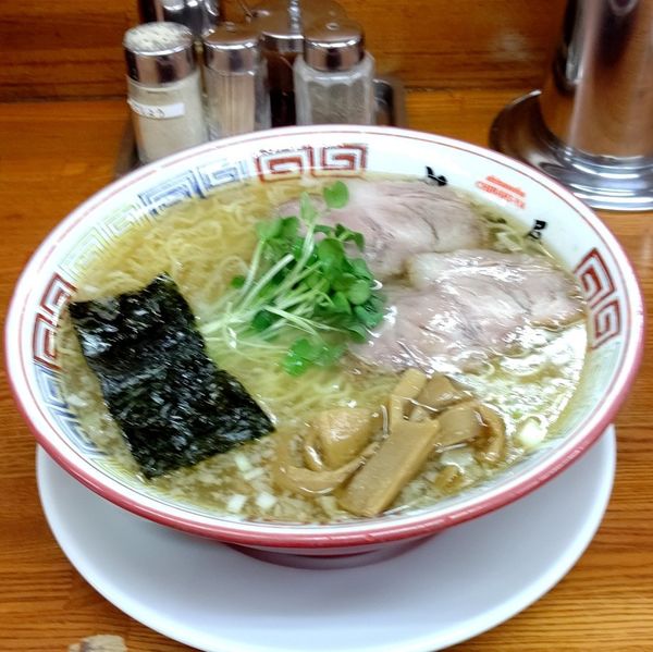 「支那そば (塩  大盛)」@ちばき屋 葛西店の写真