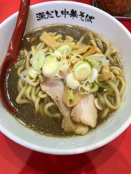 「深だし中華そば」@駅ラーメン 深だし中華そばの写真