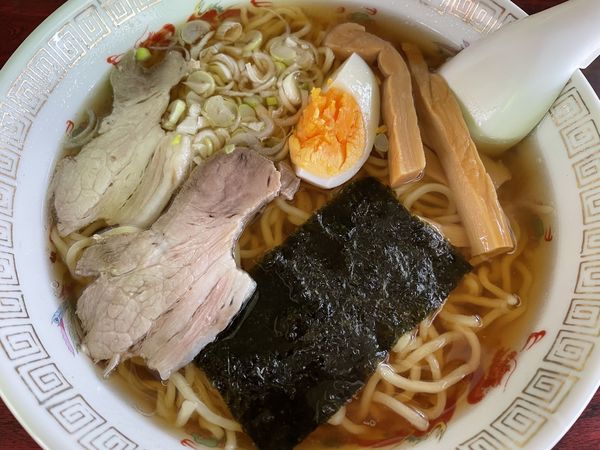 「中華そば550円」@鏡食堂の写真