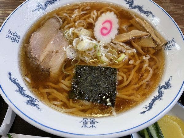 「中華そば600円」@松茶庵そばやの写真