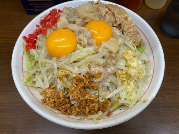 「小　汁なし」@ラーメン二郎 横浜関内店の写真