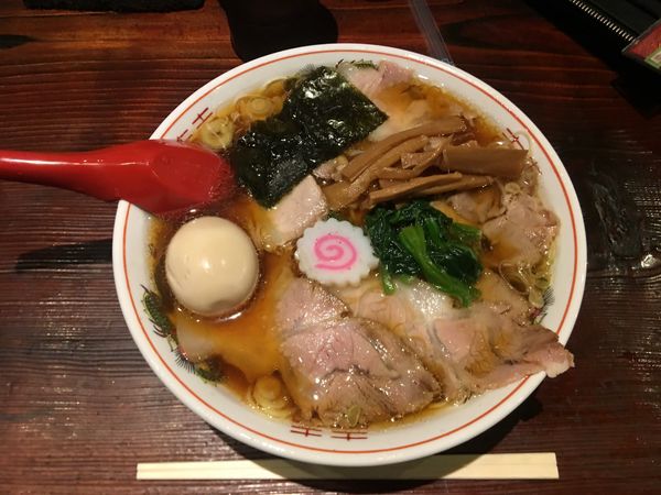 「醤油チャーシューメン」@水戸中華そば むじゃき食堂の写真