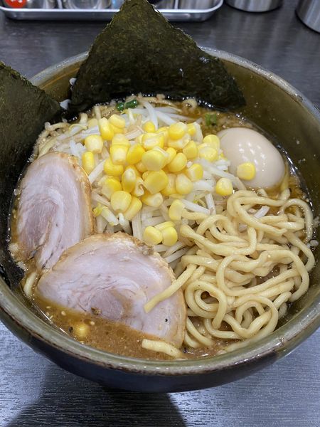 「特味噌こってり背脂あり1100」@東京スタイルみそラーメン ど・みそ ららぽーと豊洲店の写真