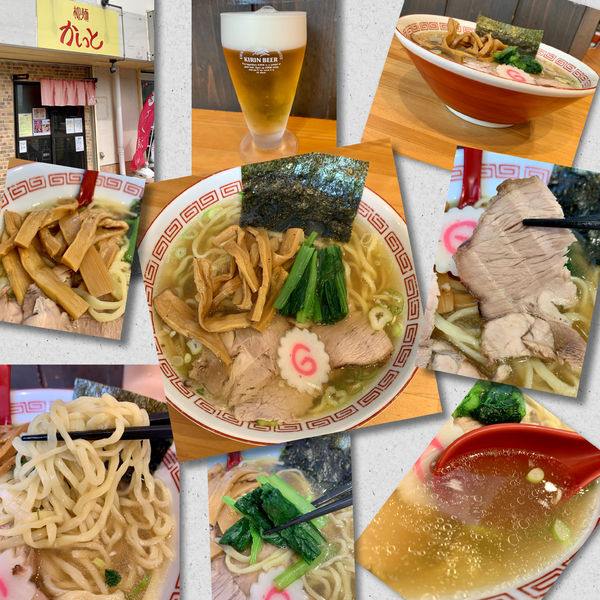 「しおらーめん800円」@柳麺かいとの写真