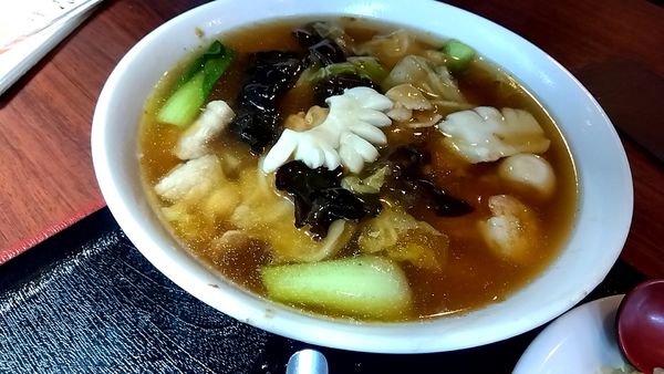 「五目そば（半炒飯のランチセットで７８０円）」@中華厨房 豊源の写真