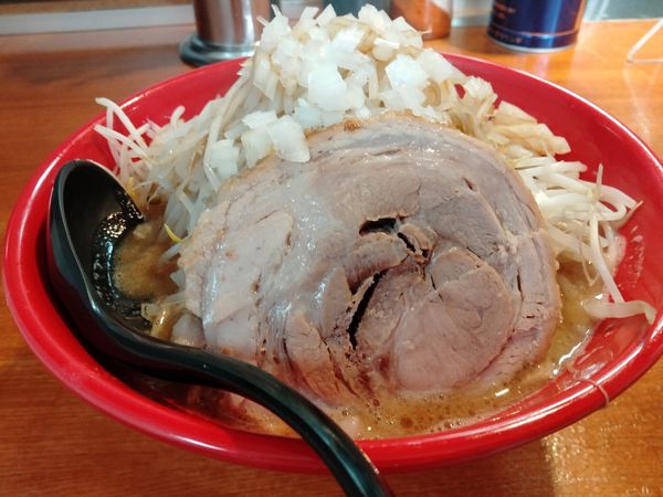 「小ラーメン(豚1枚)野菜マシ」@麺屋 もりのの写真