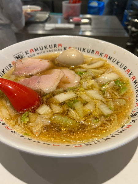 「煮卵ラーメン　890円」@どうとんぼり神座 アトレ恵比寿店の写真
