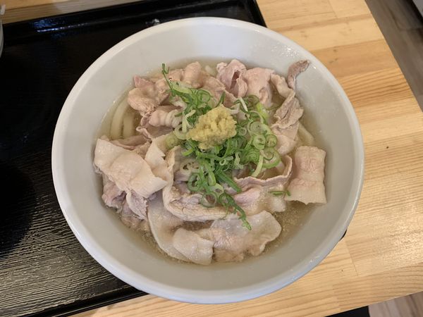 「肉かけ（バラ肉）」@甚三 神田店の写真