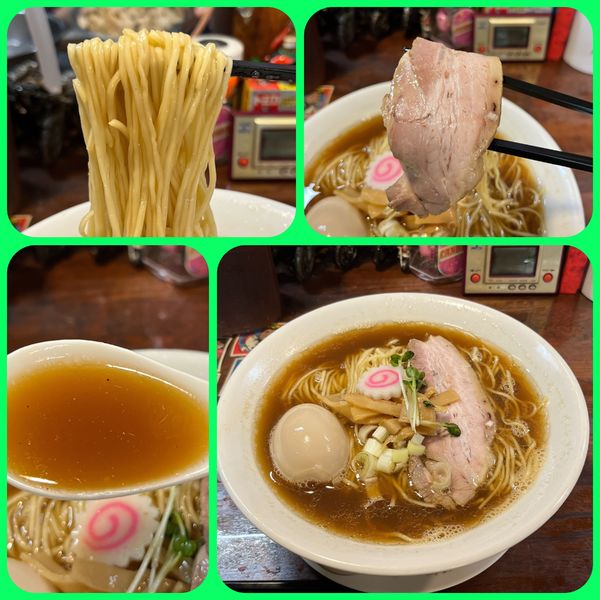 「はまぐり×にぼし中華そば（正油）¥930」@麺酒処 ふくろうの写真