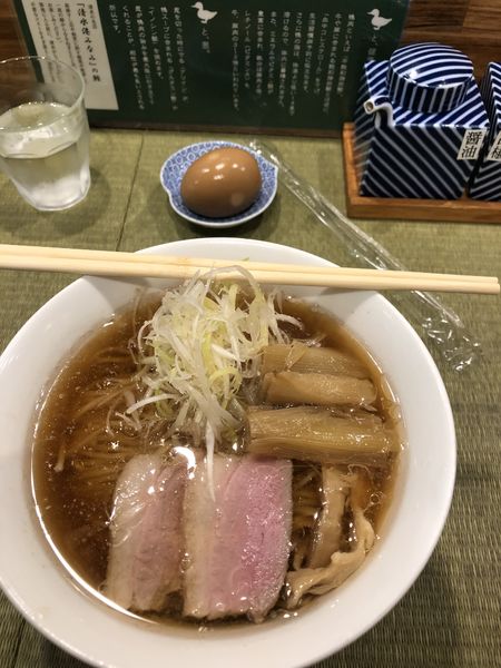 「鴨らぁめん　ミニ親子丼」@らーめん 鴨to葱の写真
