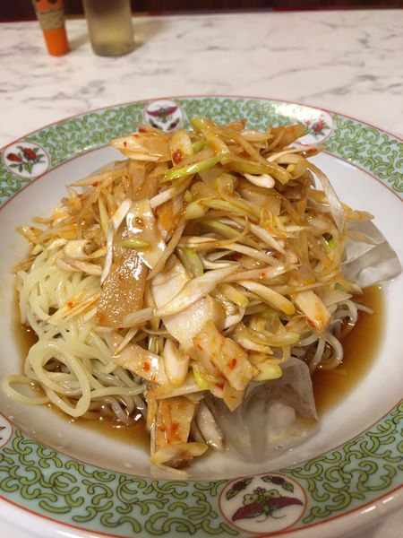 「冷やしネギそば」@中華そば 東光の写真