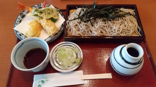 「天ざるそば（¥1,250)」@桃蕎庵 こばやしの写真